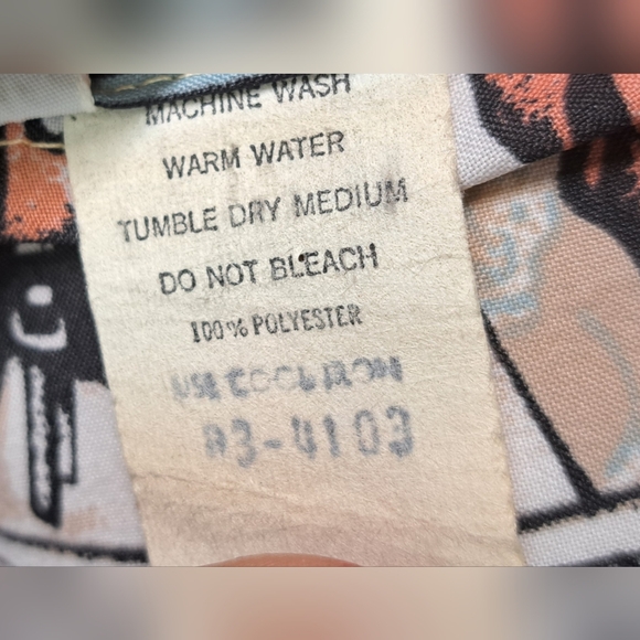 Second Hand Rose by Mack Mens Button Up Shirt Buccaneer Vintage 70s Medium Small - Picture 14 of 16